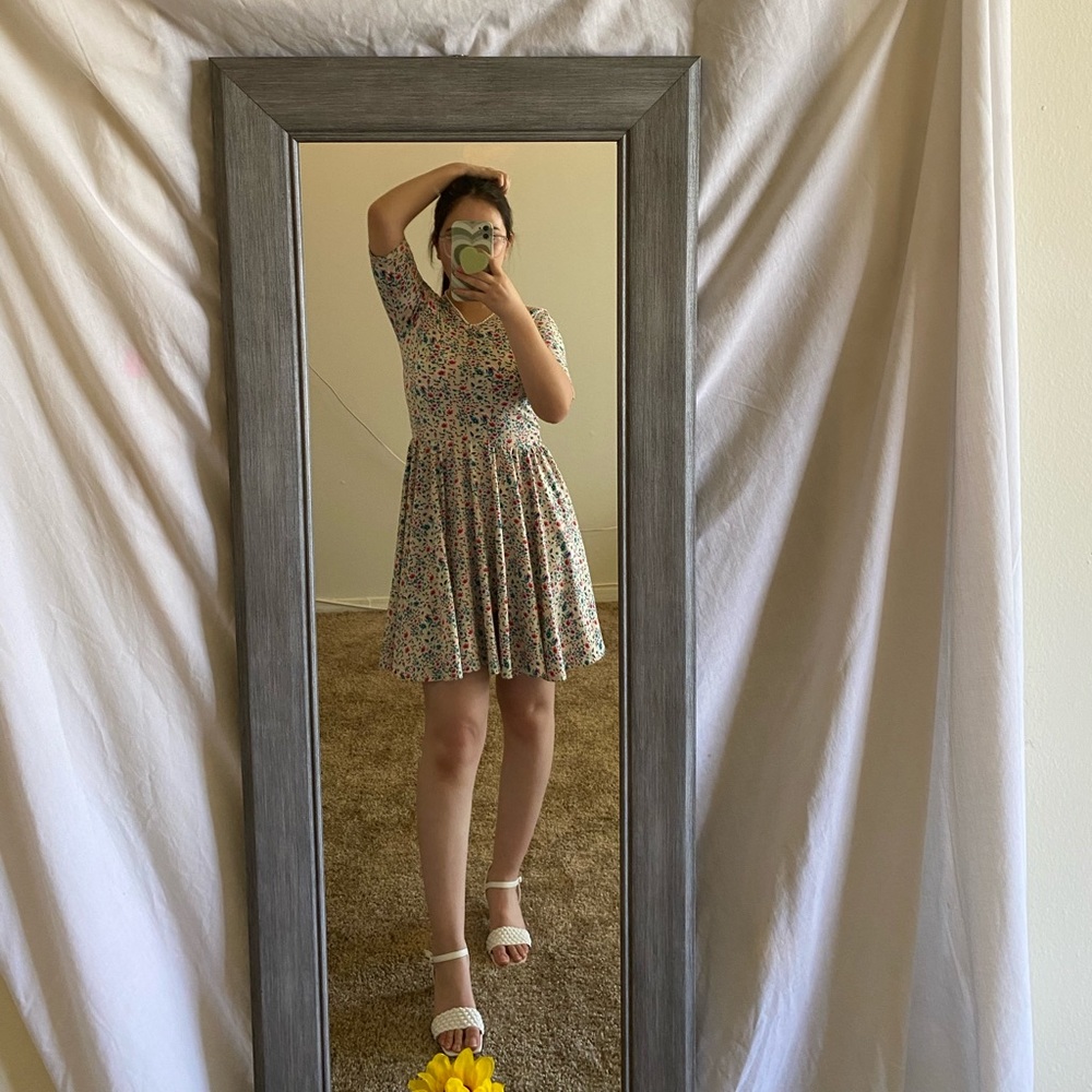 NWT Dot Dot Smile Ballerinas Dress Printed Floral #small #floral